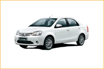 Toyota Etios taxi in Jaipur
