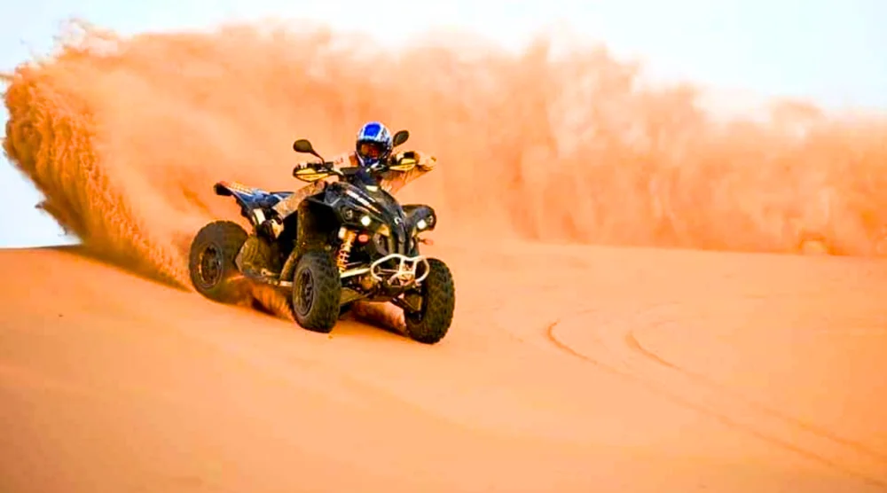 Quad Bike Ride Desert