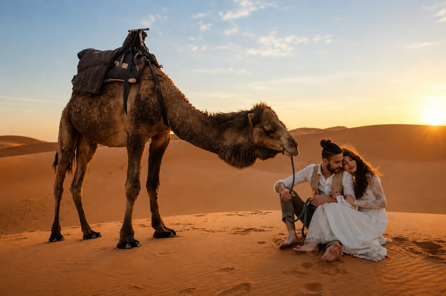 Desert Camel safari jaisalmer Rajasthan